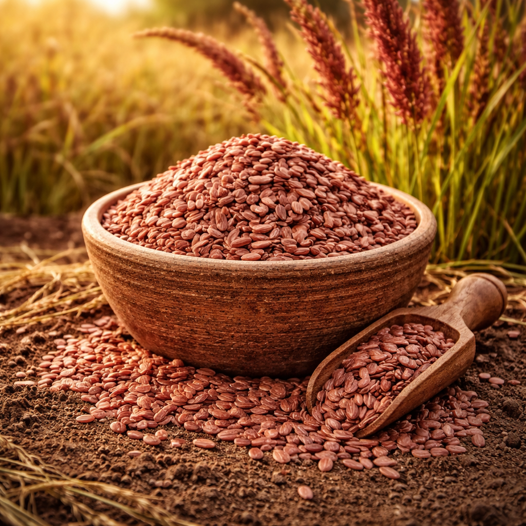 Red Beaten Rice