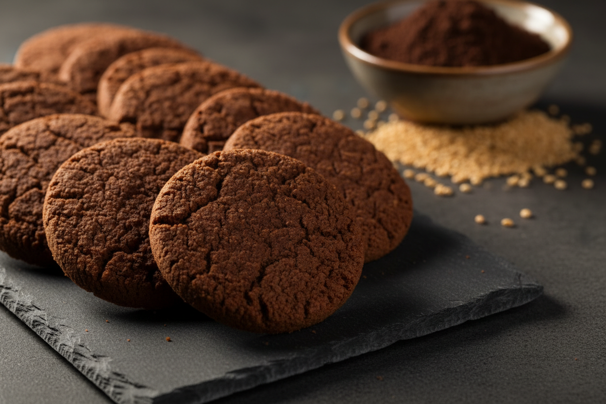 ragi millet brown colour cookie