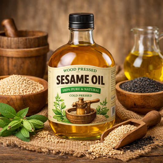 Wood Pressed Sesame Oil