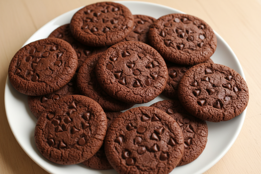 more cookies on plate